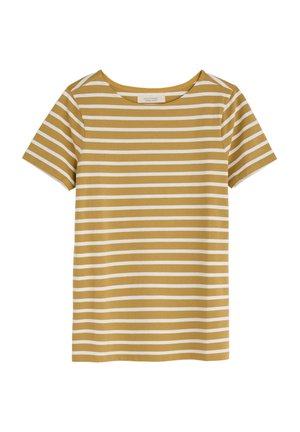 Seasalt Cornwall SAILOR - Print T-shirt - yellow breton pear