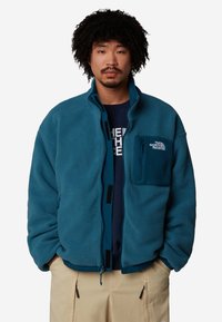 The North Face M YUMIORI REVERSIBLE JACKET - Giacca in pile - midnight petrol mallard
