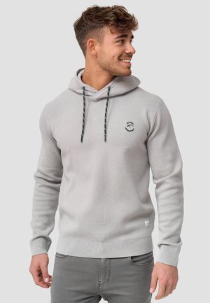 INDICODE JEANS LONGVIEW - Hoodie - lt grey mix
