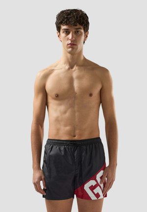 GCDS, BAND LOGO SWIM SHORTS - Shorts da mare - black