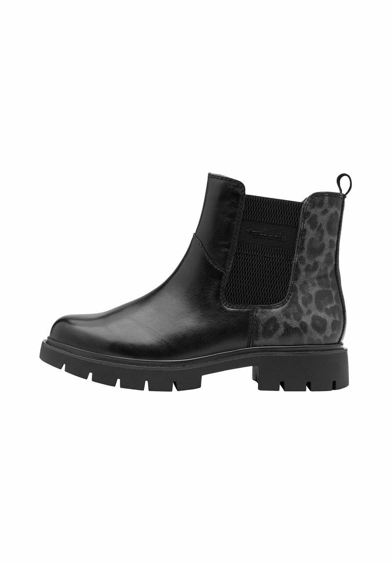 Tamaris CHELSEA - Stivaletti con plateau - black comb