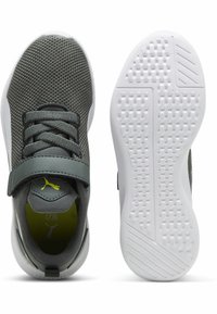 Puma FLYER RUNNER V PS - Scarpe da corsa su strada - mineral gray white  black