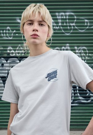 Santa Cruz IMPRINT MOON DOT - T-Shirt print - white