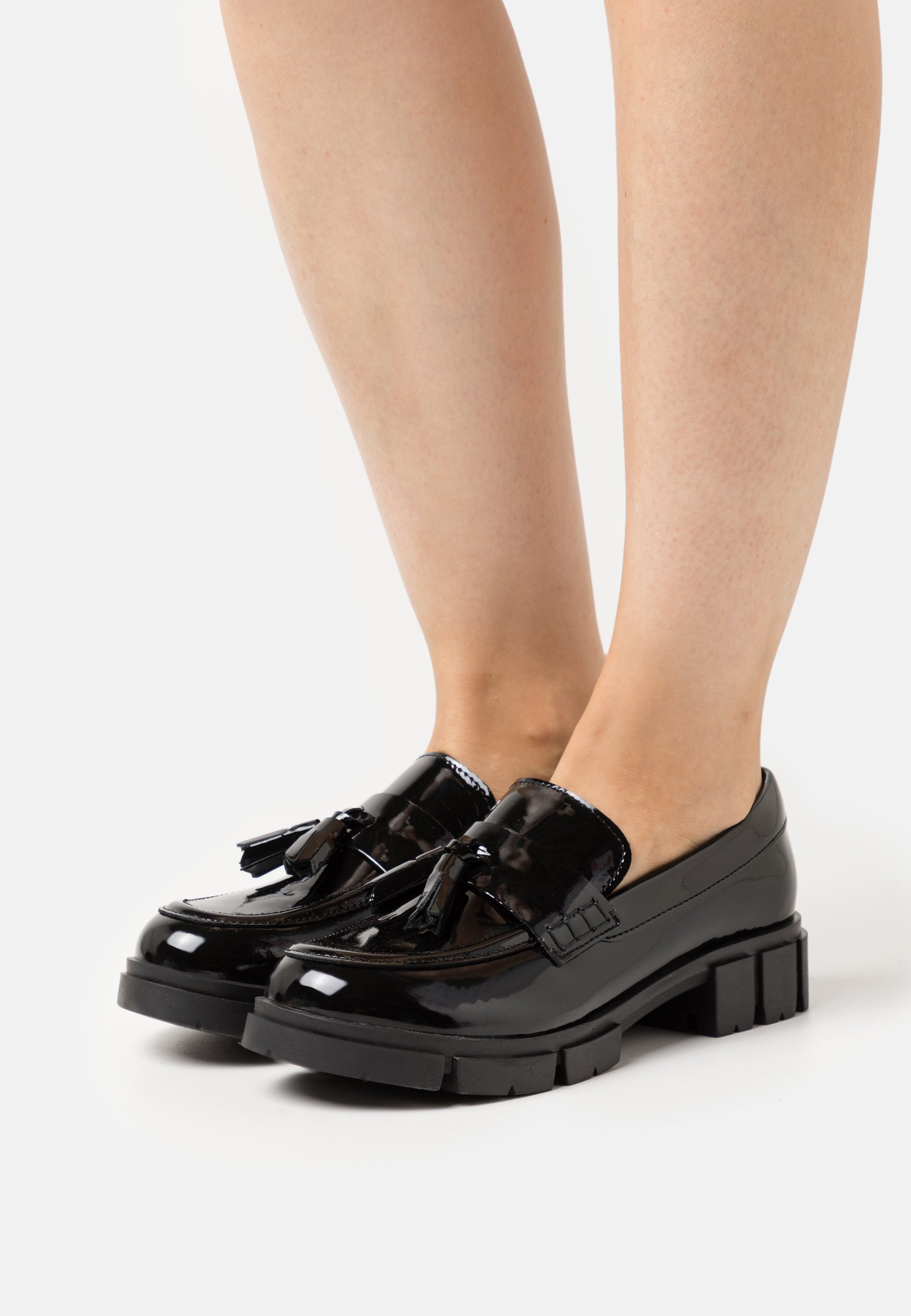Clarks TEALA LOAFER - Slip-ons - black/black - Zalando.de