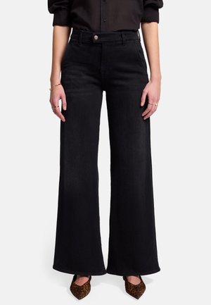 WIDE LEG LOTTA - Flared Jeans - black