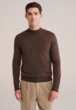 Strickpullover - dark brown
