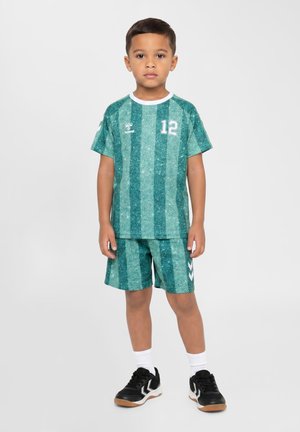 Hummel, SHIMMER SET UNISEX, ciemnozielony