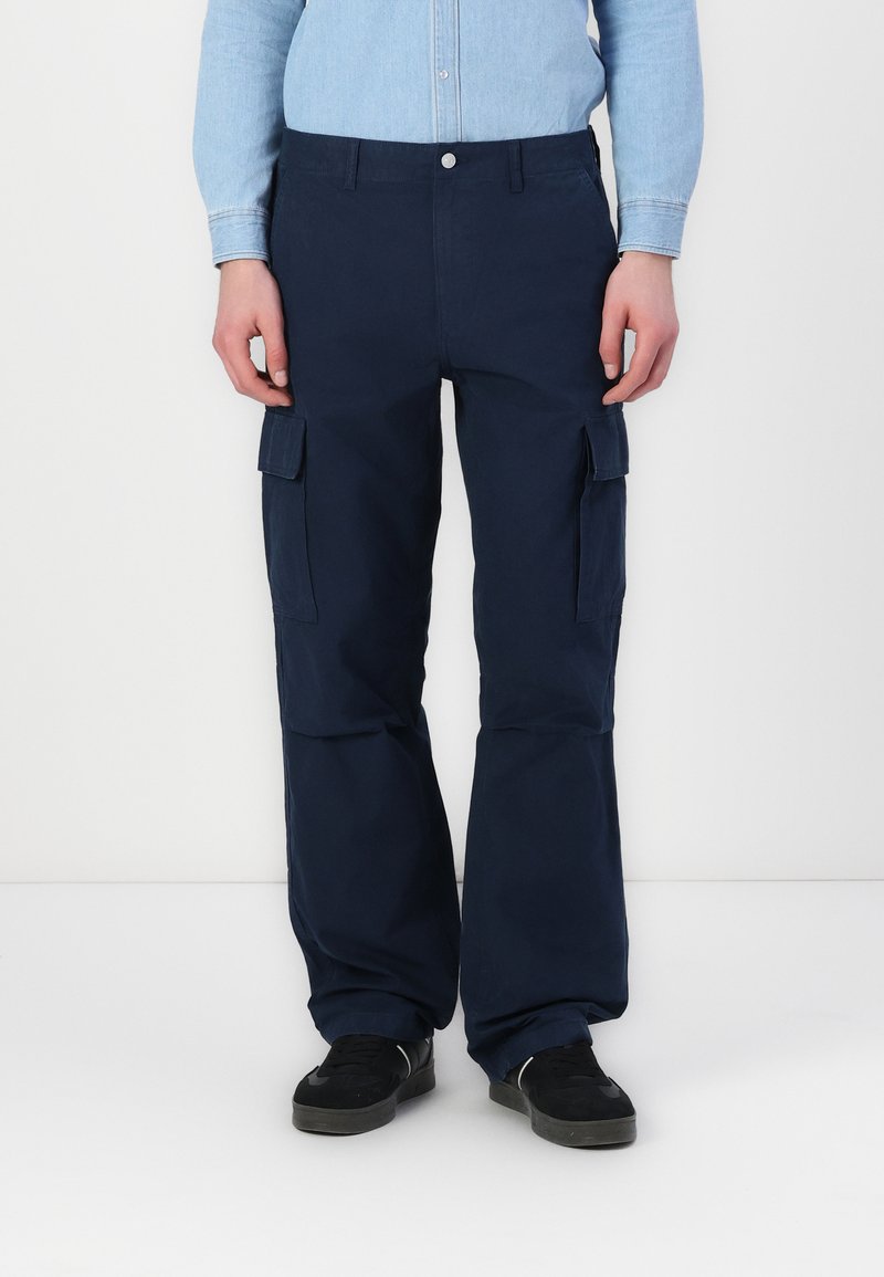 Tommy Jeans JAIMIE LOOSE - Cargo trousers - dark night navy