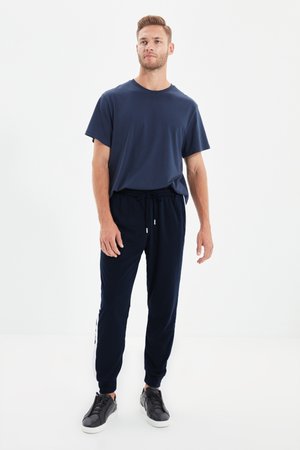 Tracksuit bottoms - navy blue
