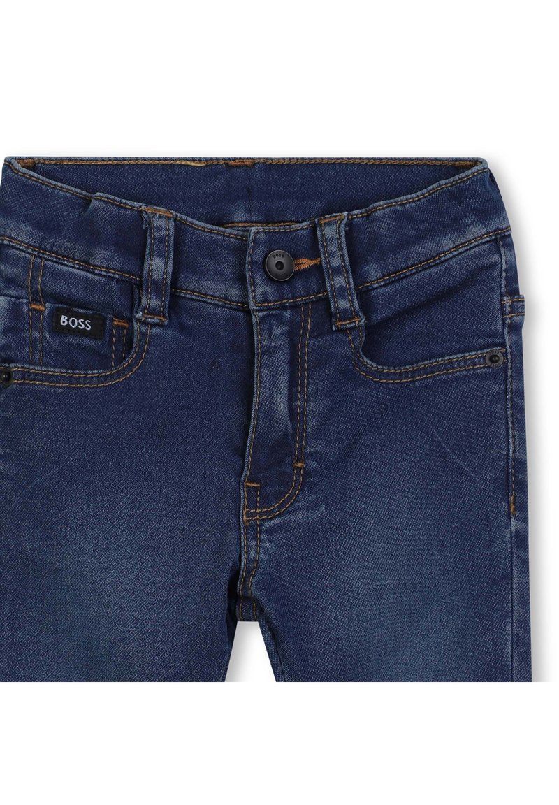BOSS Kidswear Straight leg jeans stone pulverisation/blue denim