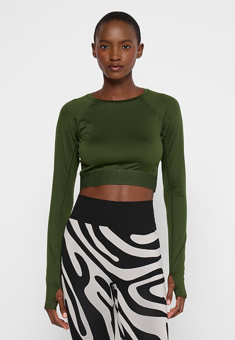 RLX Golf Longsleeve olijfgroen