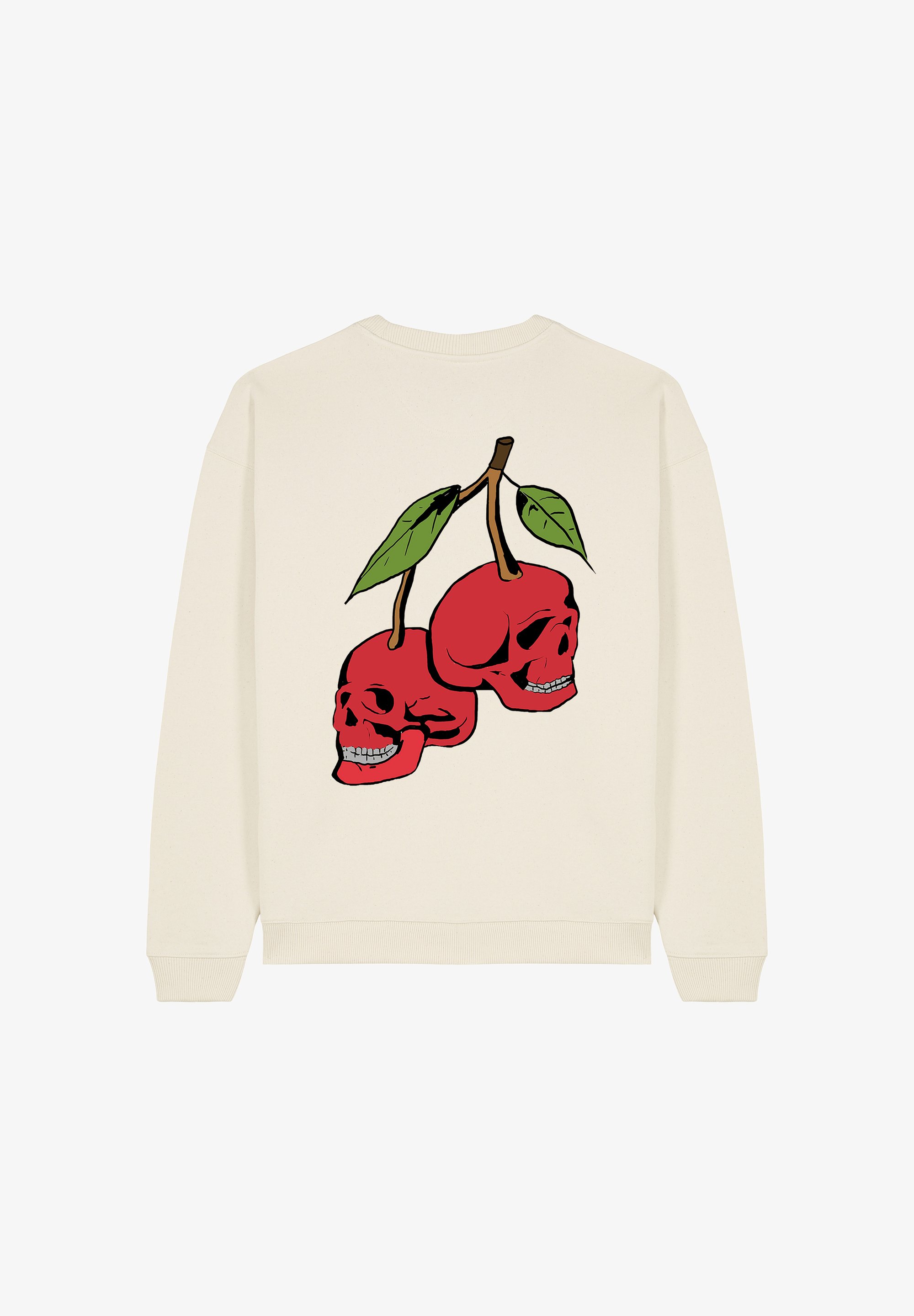 Mira Paris CHERRY BACK UNISEX Sweatshirt off white/off-white