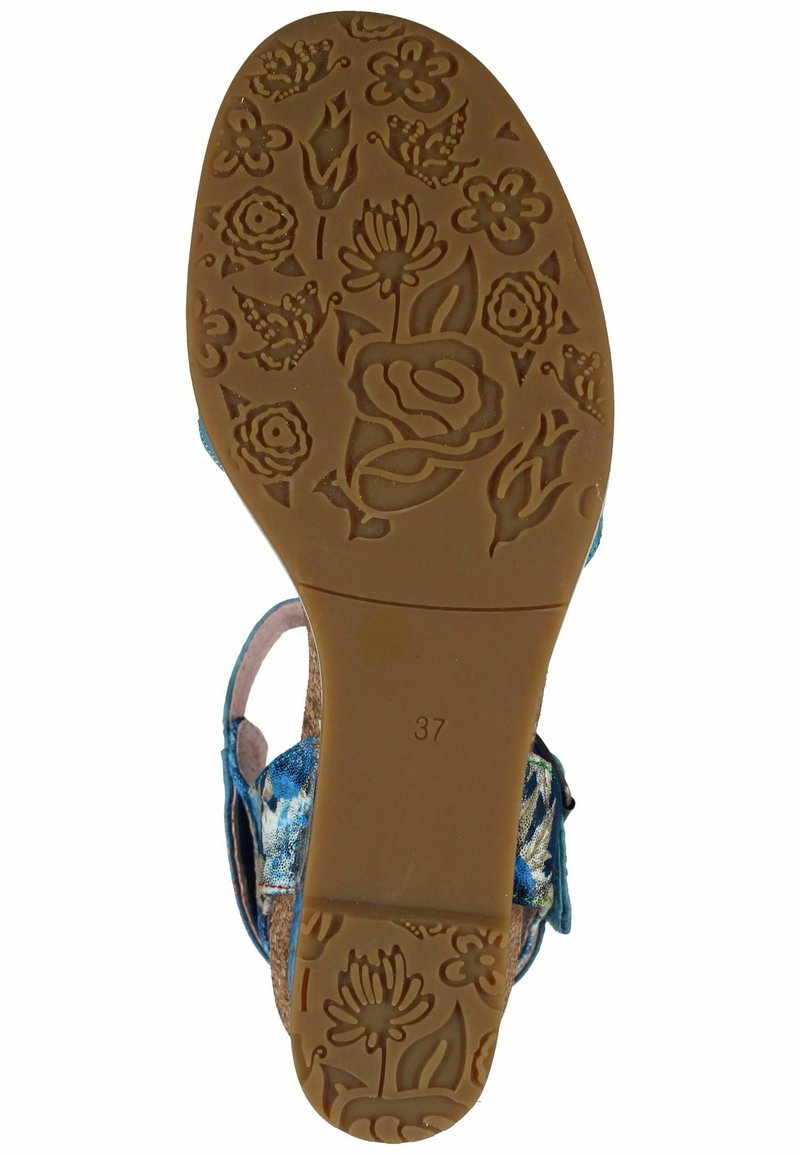 Damen Pumps | LAURA VITA Keilsandalette bleu/blau - UT90074 Damen Pumps | LAURA VITA Keilsandalette bleu/blau - UT90074