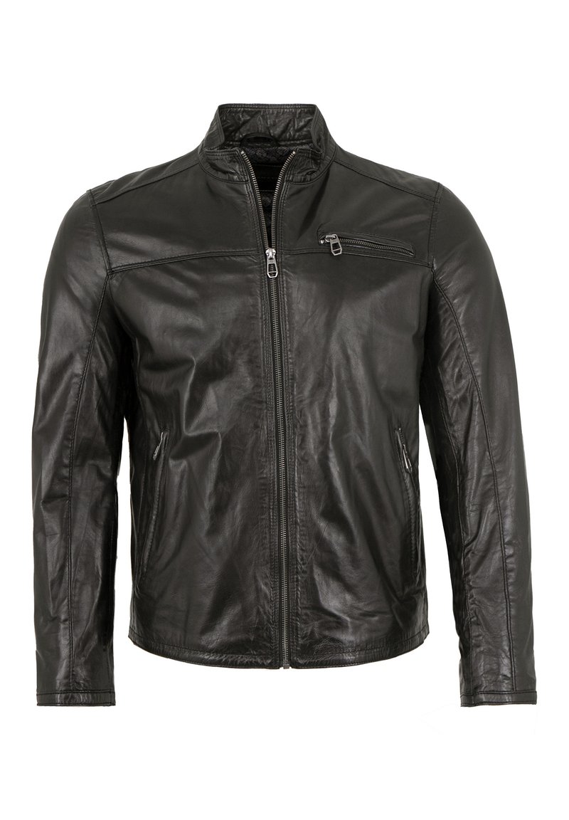 Milestone - MARCO - Leather jacket - schwarz, Enlarge