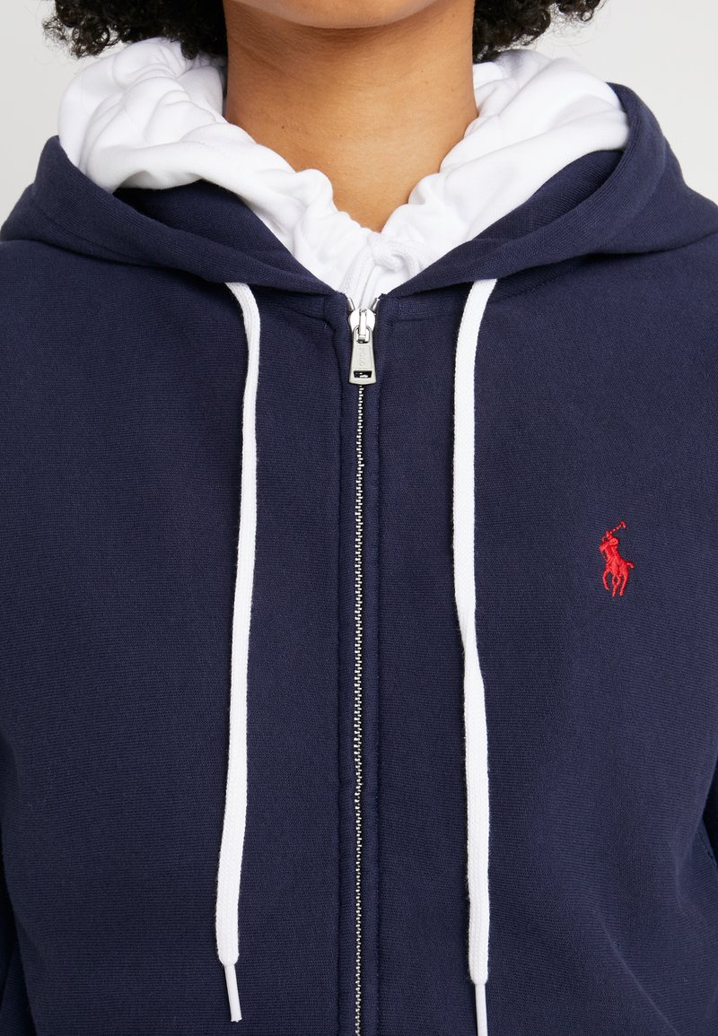 Polo Ralph Lauren FULL ZIP HOODIE - Zip-up sweatshirt - cruise navy/dark  blue 