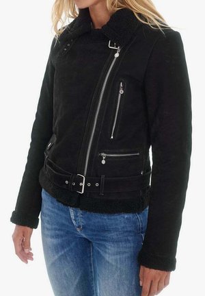 JUDITH - Leren jas - noir