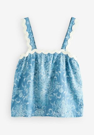 Laura Ashley REGULAR FIT - CAMI SCALLOPED SET - Yöasusetti - blue maddox