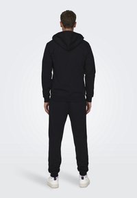 Only & Sons Zip-up sweatshirt - black