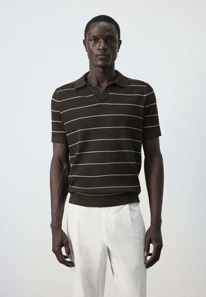 Mango, ADULT - Polo shirt - dark brown