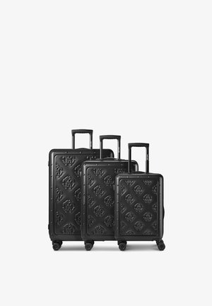 Roberto Cavalli, FLORENCE 4 ROLLEN KOFFERSET 3-TEILIG MIT DEHNFALTE UNISEX - Luggage set - black