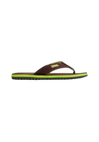 BECO the world of aquasports BEACTIVE V-STRAP - Teensandalen - dunkelbraun grün