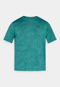 TEE PIXELATE - Sports T-shirt - rack green/black