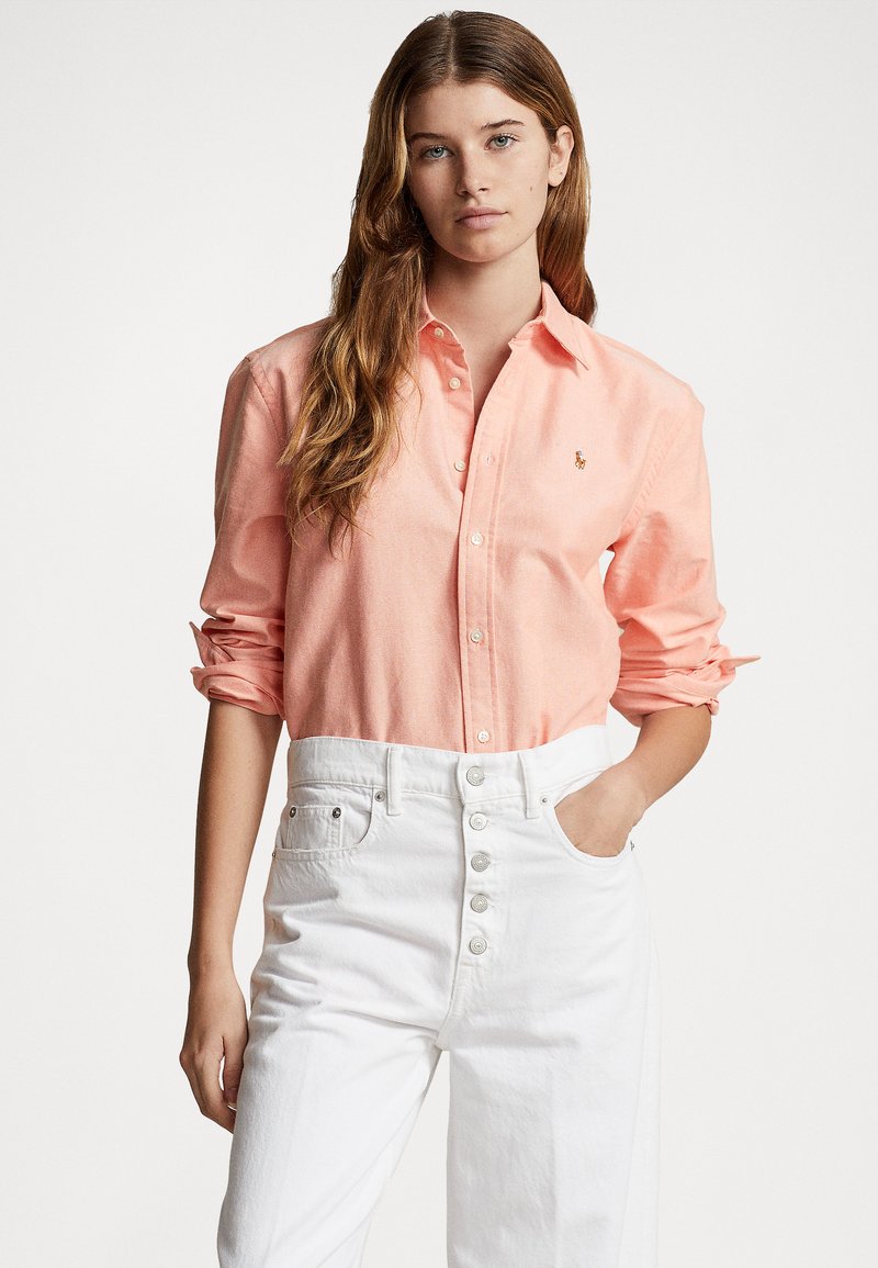 Polo Ralph Lauren - LONG SLEEVE BUTTON FRONT - Hemdbluse - peach tree, Vergrößern