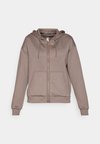 ONPLOUNGE LIFE HOOD - Sweatjakke - brown