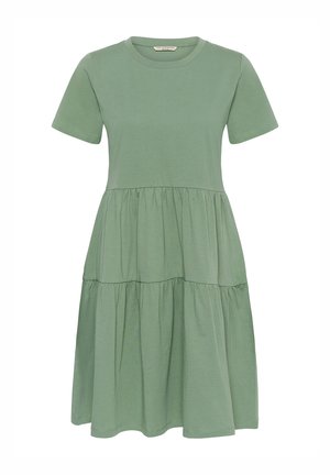 Love Copenhagen, LCDOMINIKA SHORT TIERED - Rochie din jerseu - laurel wreath
