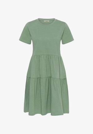 Love Copenhagen, LCDOMINIKA SHORT TIERED - Rochie din jerseu - laurel wreath