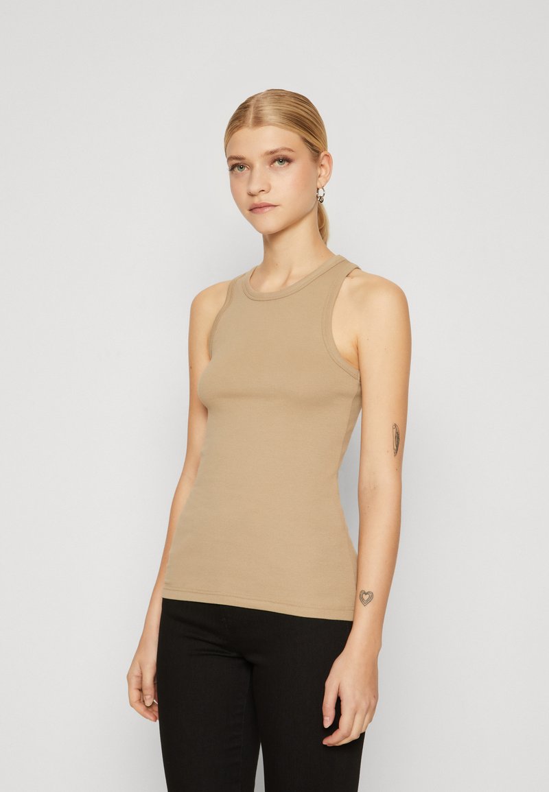 Samsøe Samsøe ALEXO TANK - Tops - beige