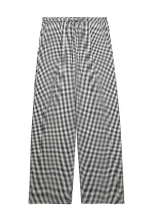 Marks & Spencer, GINGHAM  - Bukser - black mix