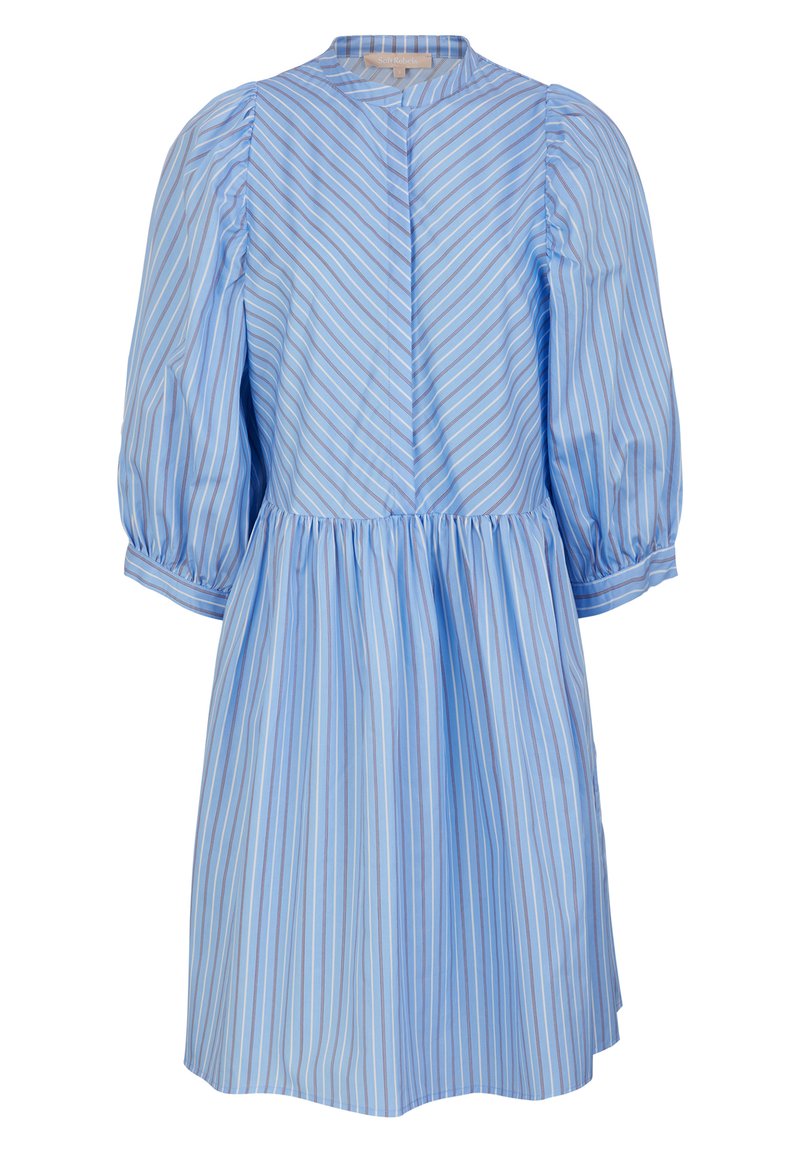 Damen Freizeitkleider | Soft Rebels Blusenkleid light blue/hellblau - QW40041 Damen Freizeitkleider | Soft Rebels Blusenkleid light blue/hellblau - QW40041