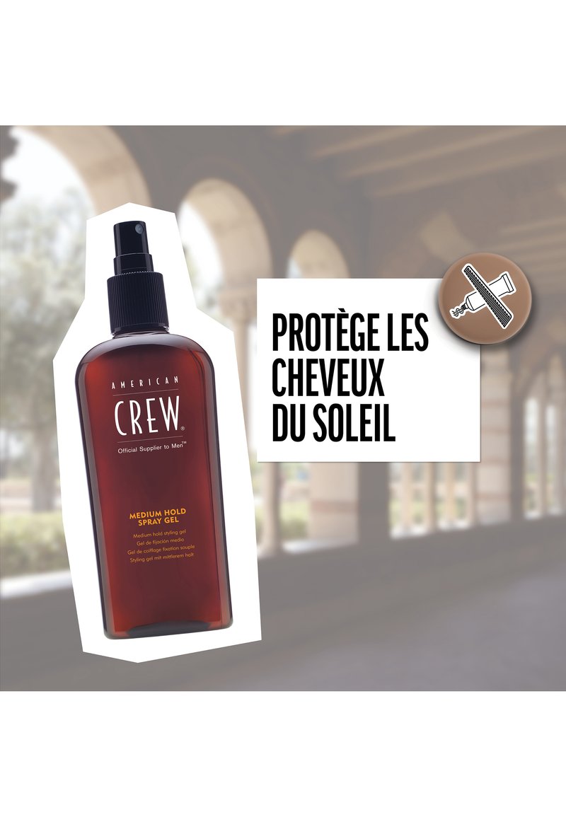 Gel Coiffant American Crew Medium Hold - Fixation Souple - Flacon 250 Ml - Neuf