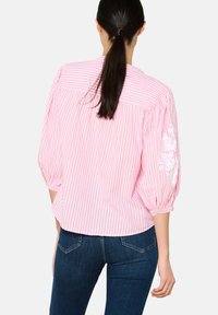 LolaLiza EMBROIDERY - Button-down blouse - coral pink