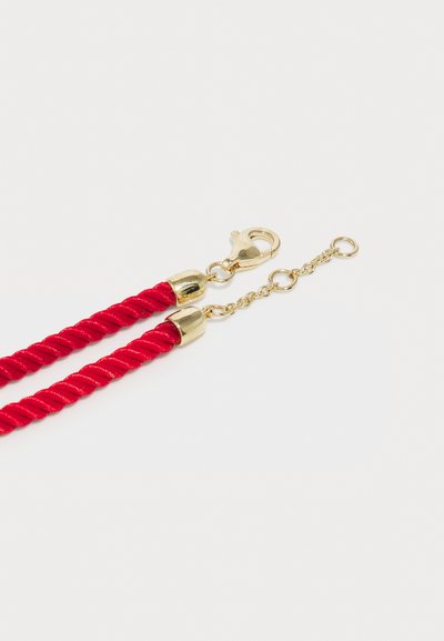 Yvonne Leon BRACELET KOALA CORDON ROUGE - Pulsera - yellow gold-coloured