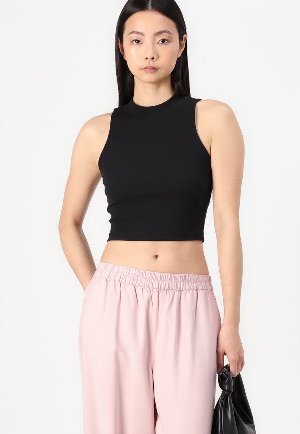 ONLARIS LIFE PULL UP PANT - Trousers - violet ice3