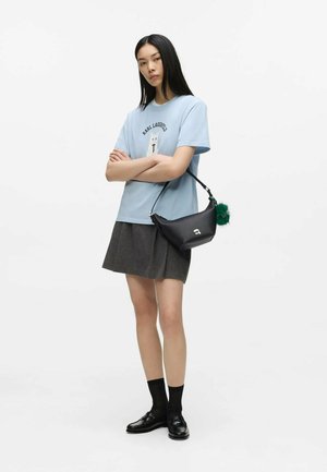 KARL LAGERFELD, KARL LAGERFELD SHOULDER BAG IKON PEBBLE CHARM - Sac à main - black
