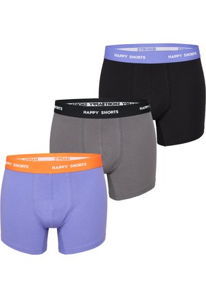 3-PACK - Trunks - purple black grey