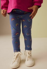Next SET - REGULAR FIT - Legíny - kalhoty  - pink rainbow applique