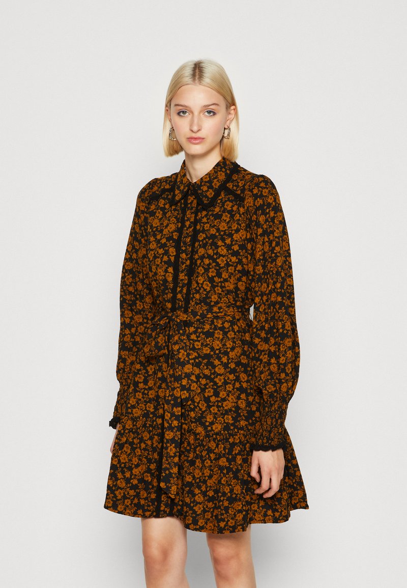 YAS YASTILERA SHIRT DRESS - Shirt dress - black/tilera/black - Zalando.ie