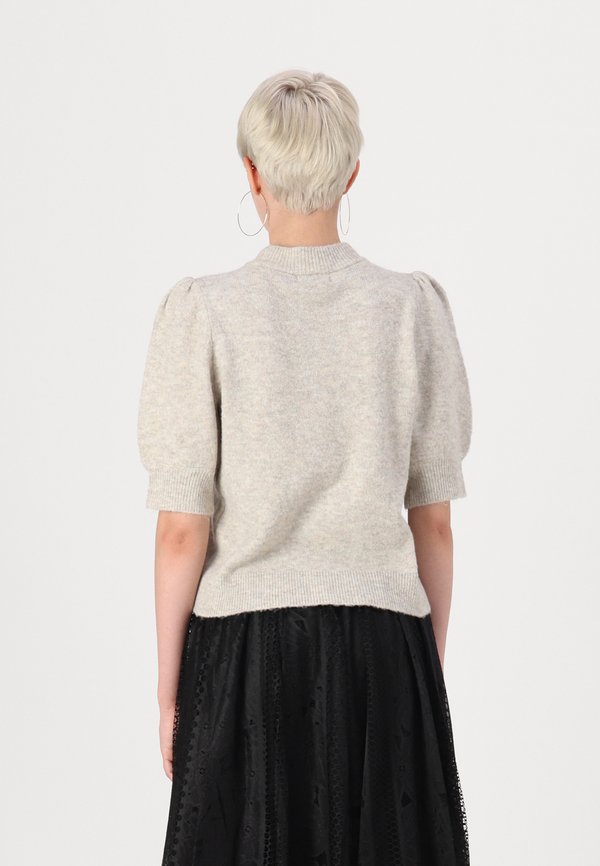 JDYRUE LIFE PEARL - Print T-shirt - beige4