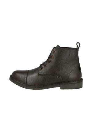 Botines con cordones - marron