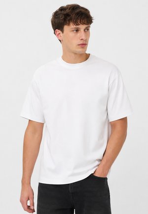 Sublevel, KURZARM T-SHIRT RUNDHALSAUSSCHNITT 2ER-SET UNIFARBEN  - Basic T-shirt - schwarz-weiß
