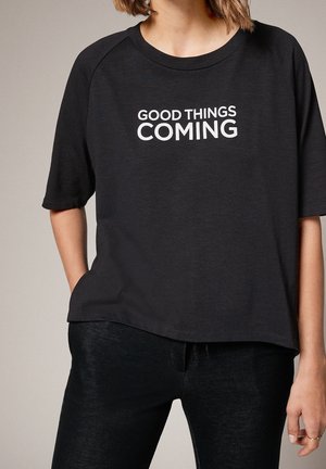 Camiseta estampada - black