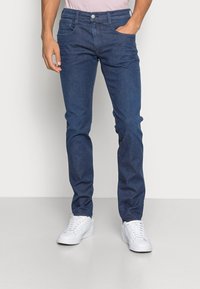Replay ANBASS HYPERFLEX - Calças de ganga de perna direita - dark blue