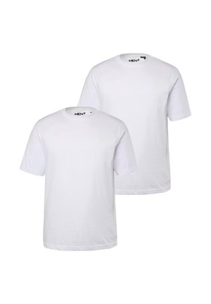 2ER-PACK HALBARM  RUNDHALS  - T-Shirt basic - snow white