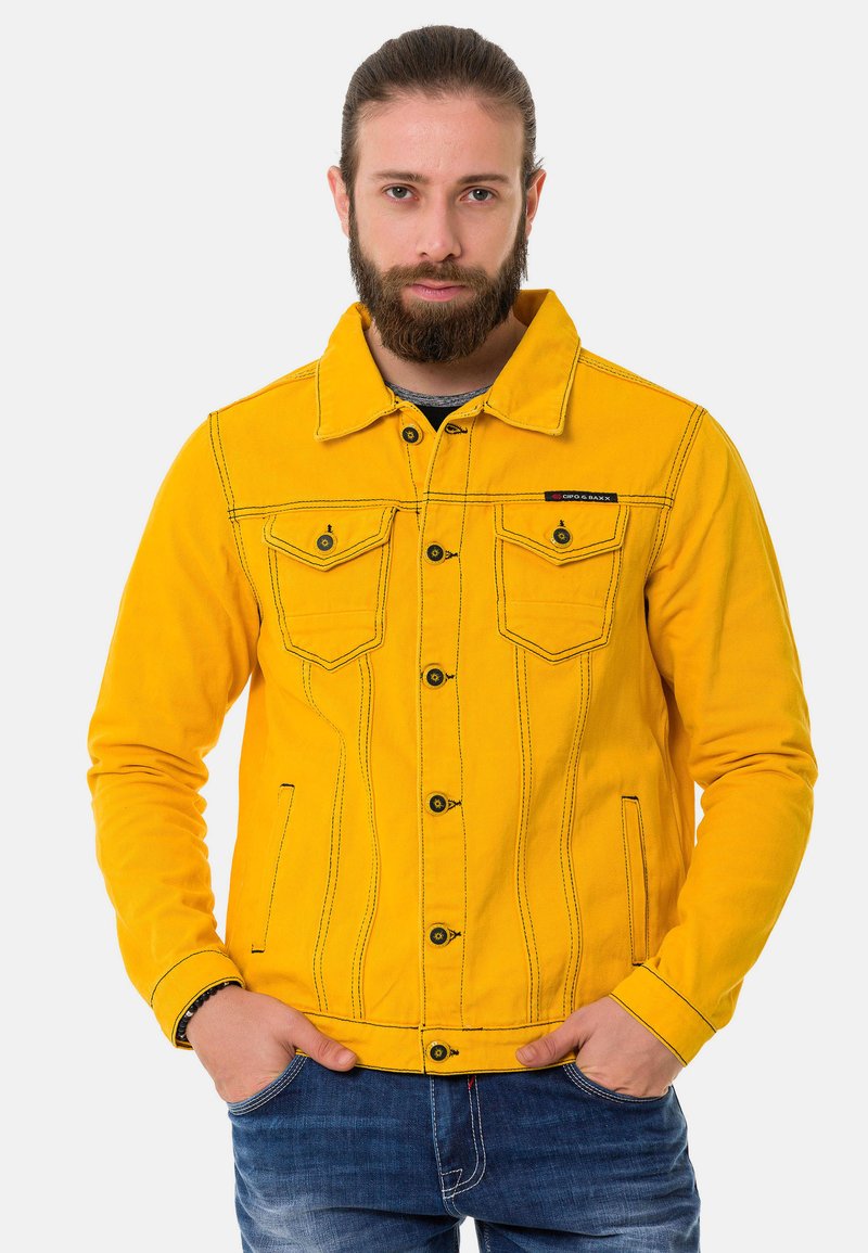 Cipo & Baxx Veste en jean - yellow