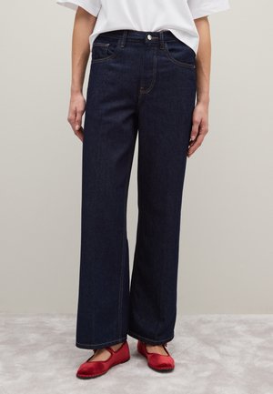 Jeans a zampa - dark blue