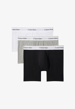 Calvin Klein Underwear, 3 PACK - Lange Boxershorts - grey heather/white/black